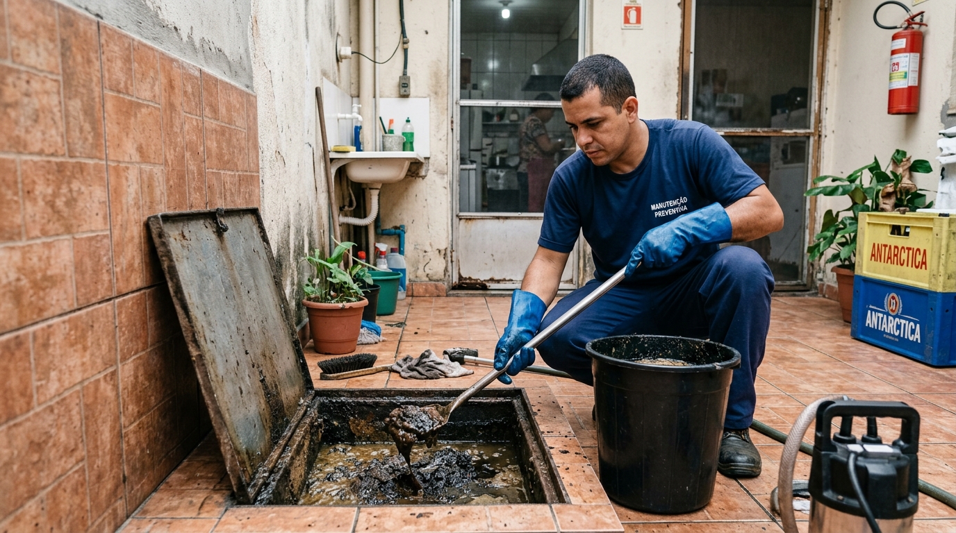 Limpeza de Caixa de Gordura perto de mim em Ribeirão Preto‑SP